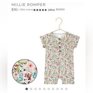 Lou Lou and Company Millie Romper. Size 12-24 month.